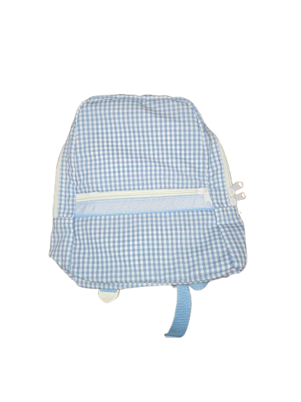 Mint Small Backpack, Blue Gingham*