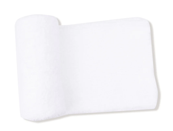White Stroller Receiving Blanket