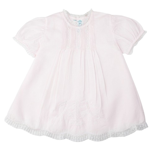 Detailed Lace Slip Dress - Pink*