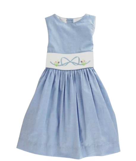 Chambray Bow - Dress*