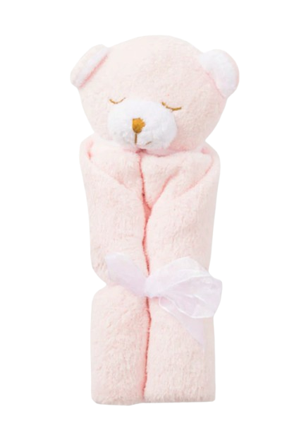 LOVIE, Pink Bear Blankie*