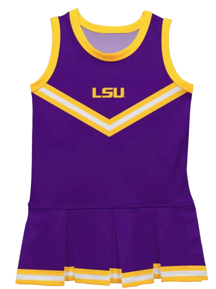 LSU Tigers Vive La Fete Game Day Purple Sleeveless Cheerleader Dress*