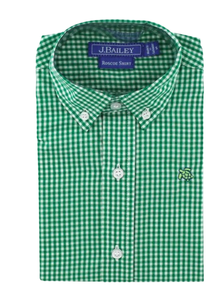 Roscoe Button Down - Kelly Check*