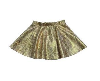 Gold Metallic Skirt*
