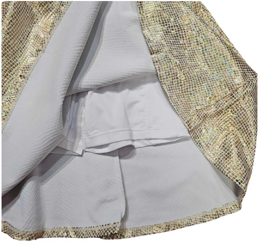 Gold Metallic Skirt*