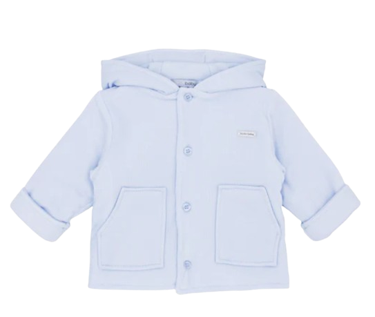 Boys Blue Needlecord Hooded Jacket*
