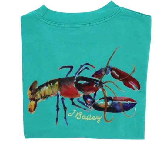 Logo Tee - Lobster on Jewel*