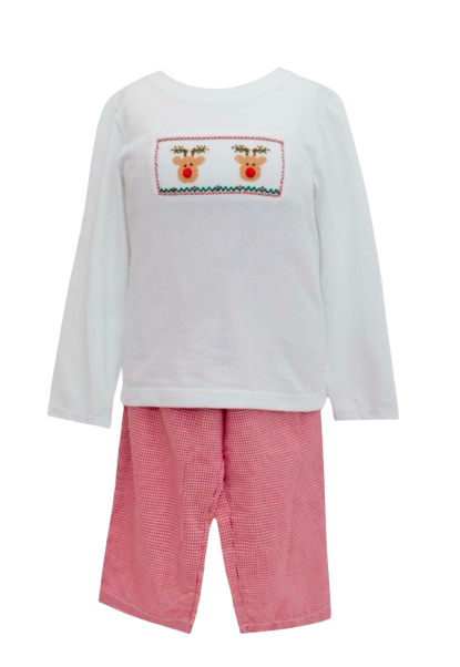 Rudolph Smock Long Sleeve Pant Set*