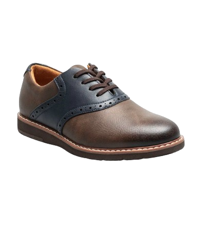 Vibe Jr.  Boys Plain Toe Saddle Shoe*