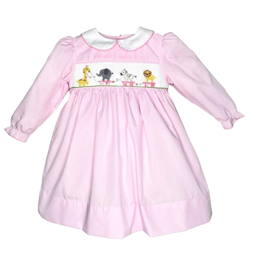 Hand Picture Smocked Pull Toy Dress