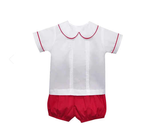 MADISON SHORT SET - RED
