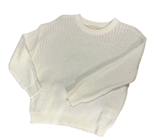 Bow-Tastic Sweater - White*
