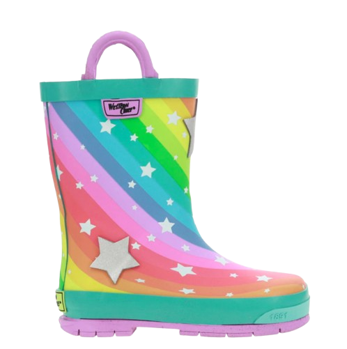 Kids Superstar Rain Boot - Teal*