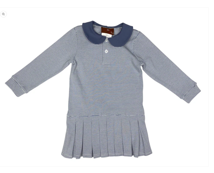 Zoe Tennis Dress - Blue*