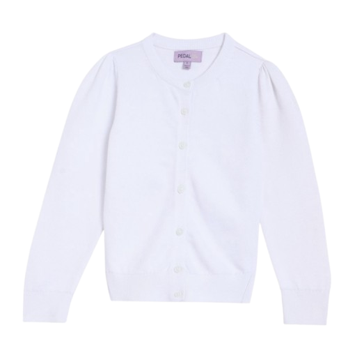 Cardigan Sweater White*