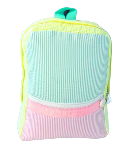 1989 Seersucker Small Backpack