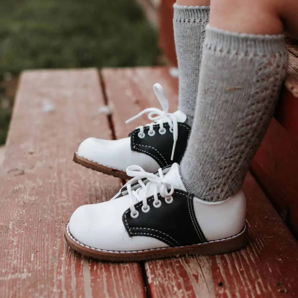 Albert Saddle White/Navy*