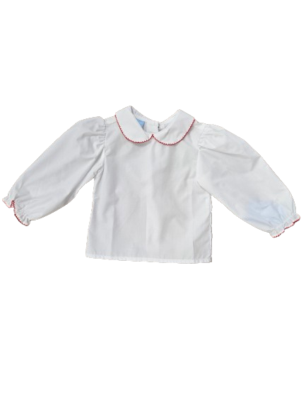 Alice Red Peter Pan Corduroy Shirt*
