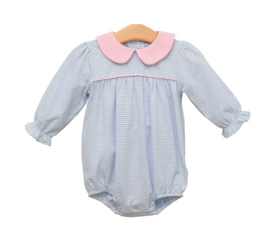 Katherine Bubble Light Blue Stripe/Light Pink*