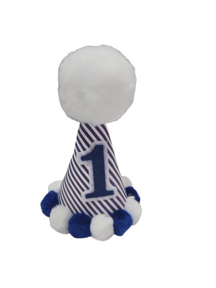 Navy Stripe Party Hat*