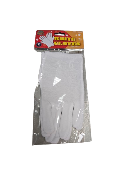 White Costume Gloves*