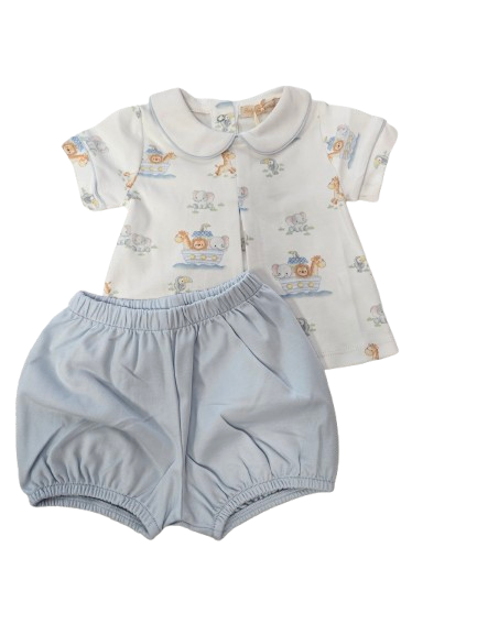 Noah's Ark Printed Tee and Bloomer Set*