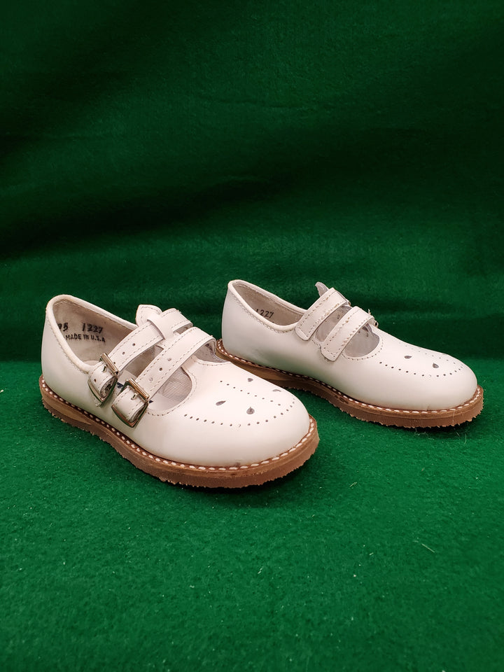 Claire Double Buckle White*