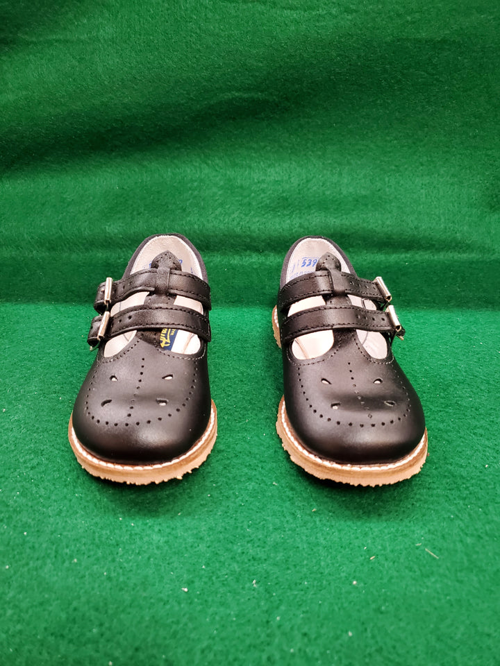 Claire Double Buckle Black*