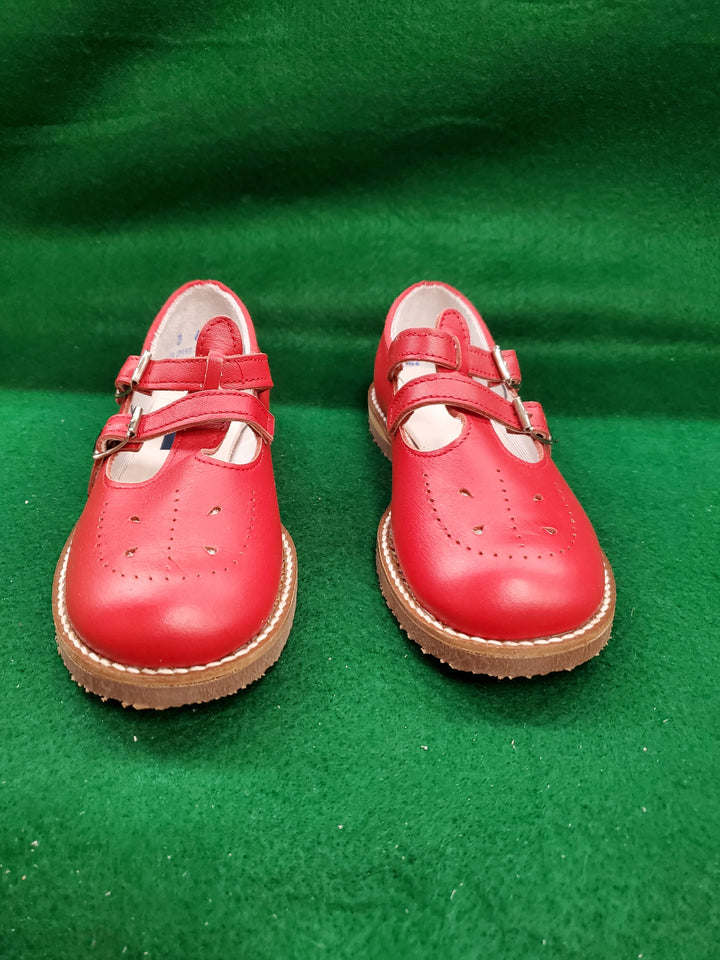 Claire Double Buckle Red*