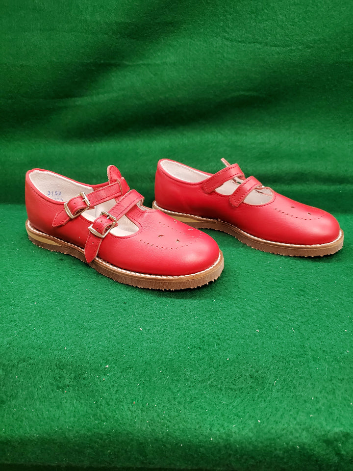Claire Double Buckle Red*