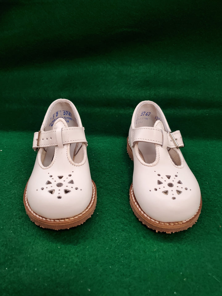 Anna T-Strap White*