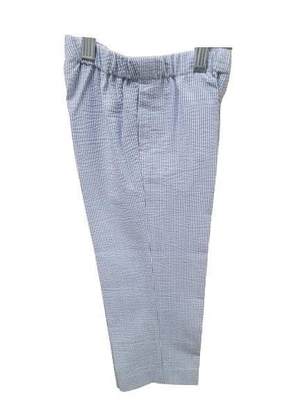 Pants, Seersucker, Blue*