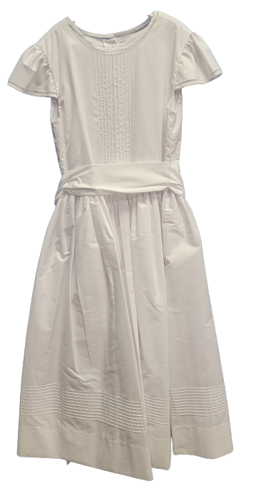 Communion Dress, White by LuLu BeBe, LLBMARY301STC*