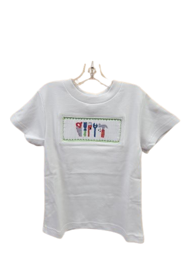 White Knit Tee, Tools*
