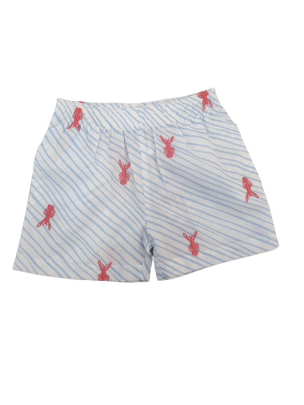 Embroidered Crawfish Shorts