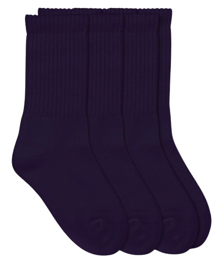 Jefferies Socks Smooth Toe Navy & Grey Sport Crew Socks 3 Pair Pack*