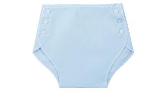 Button Diaper Cover Blue*