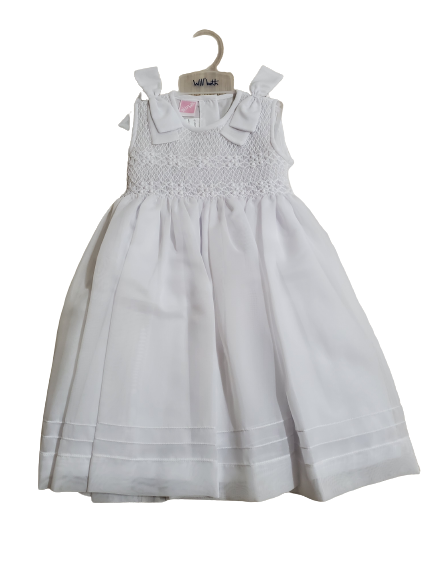 Sleeveless White Dress*