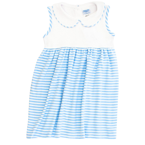 Summer Dress, Blue/White*