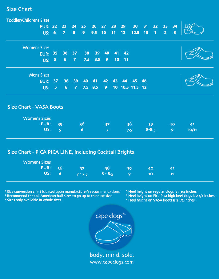 Cape Clogs Children's Clogs Marina Blue*