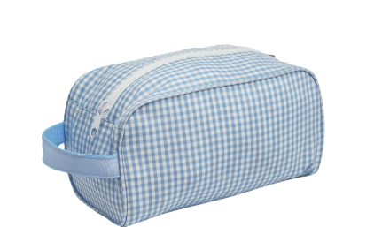 Mint Traveler, Blue Gingham*